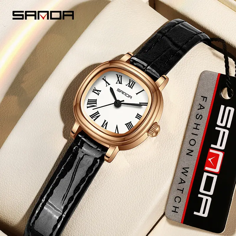 Sanda Square Roman Scale Quartz Watch for Women - Image 11