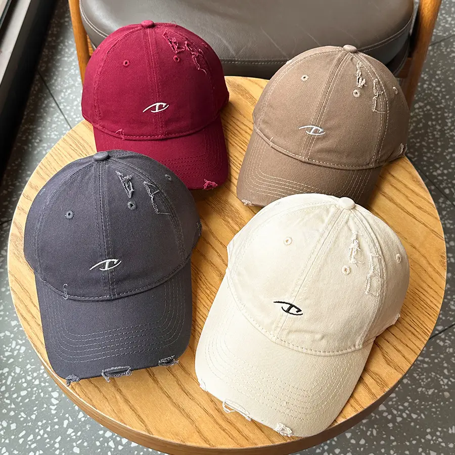 Soft Ripped Wide-brimged Baseball Cap for Men - Image 10