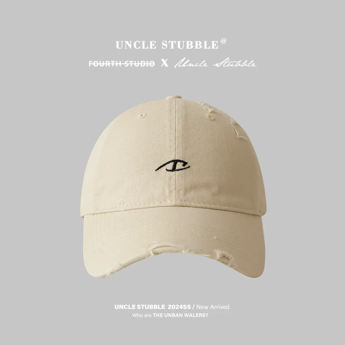 Soft Ripped Wide-brimged Baseball Cap for Men - Image 2