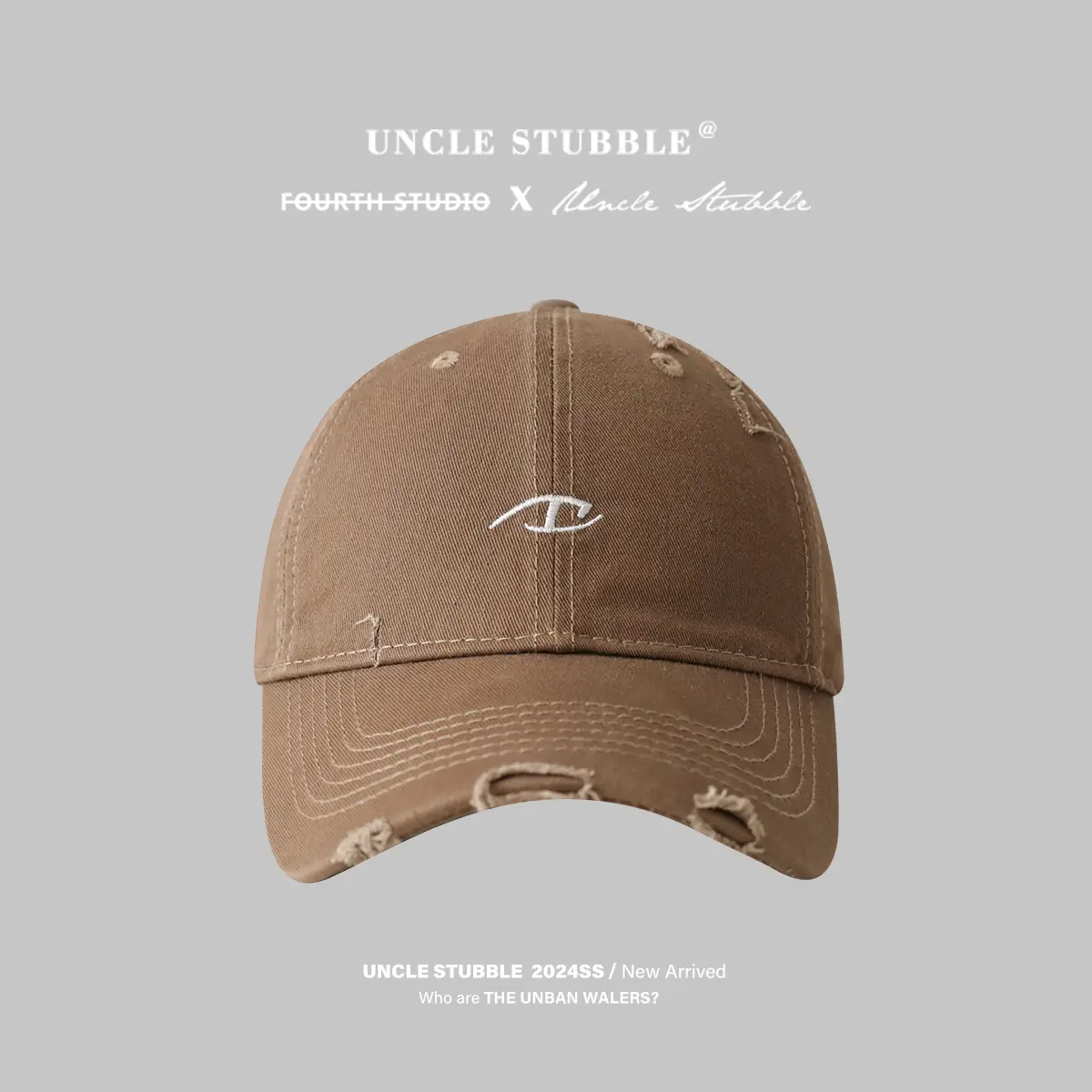 Soft Ripped Wide-brimged Baseball Cap for Men - Image 3