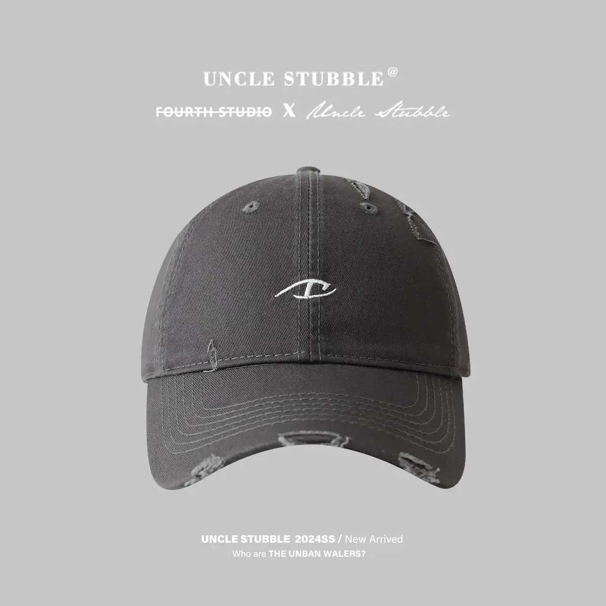 Soft Ripped Wide-brimged Baseball Cap for Men - Image 4