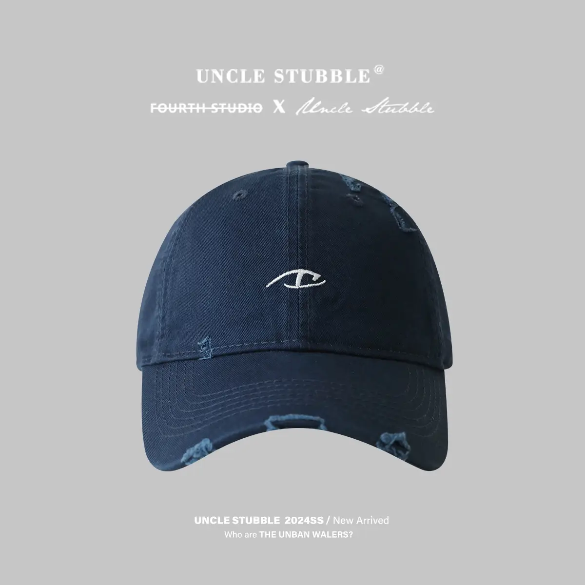 Soft Ripped Wide-brimged Baseball Cap for Men - Image 6