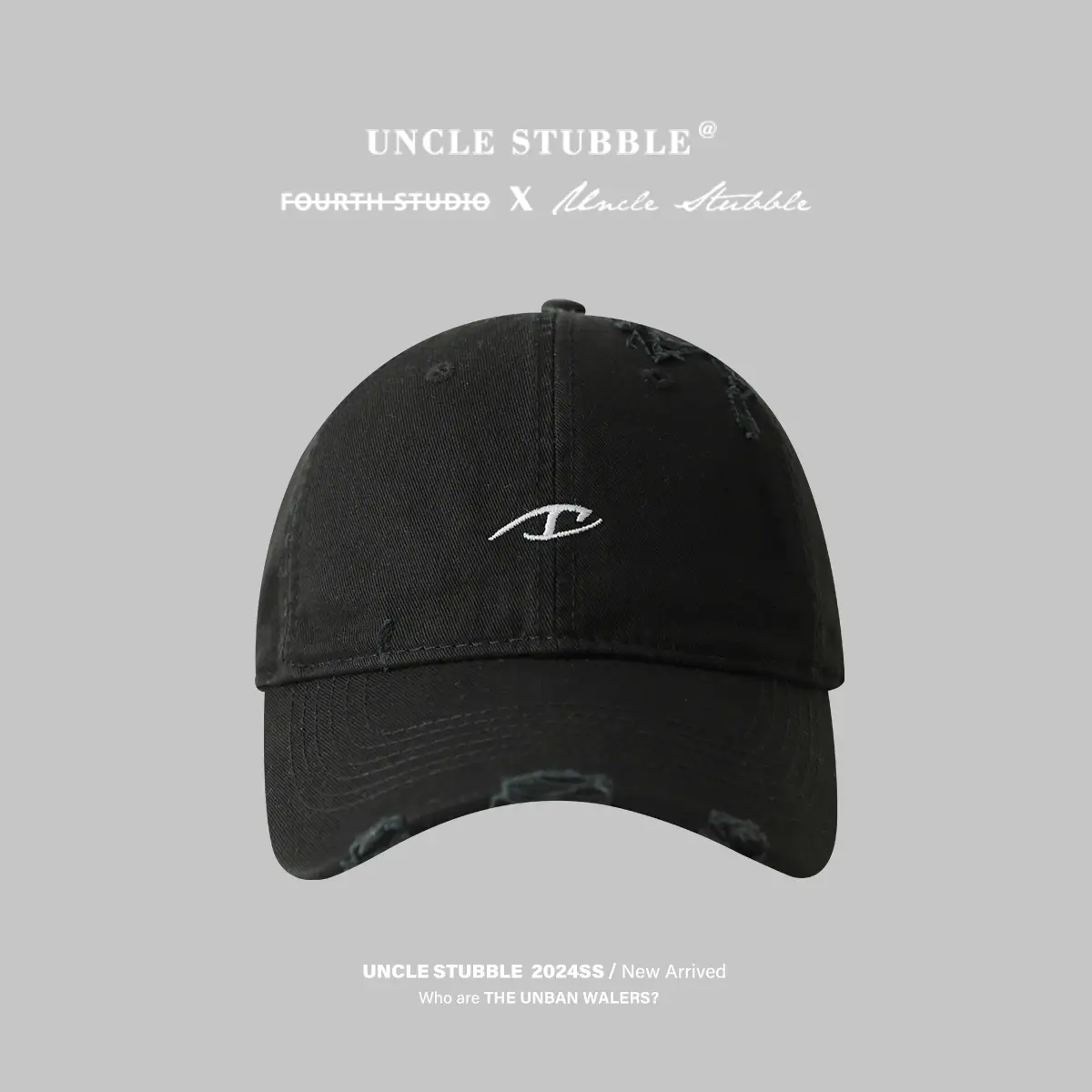 Soft Ripped Wide-brimged Baseball Cap for Men - Image 7
