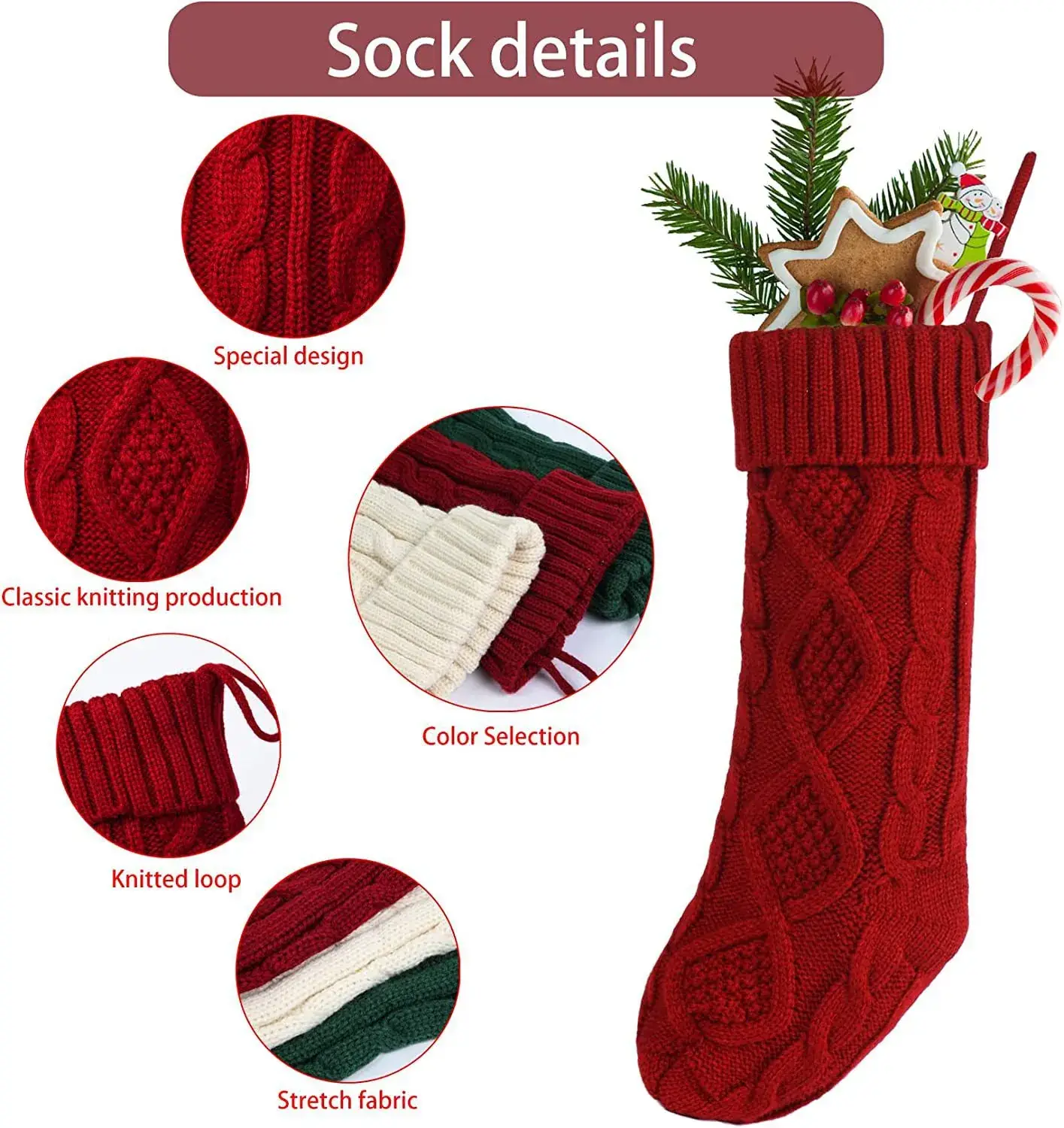 Christmas Stockings & Wall Decor Set for Home — feature 5