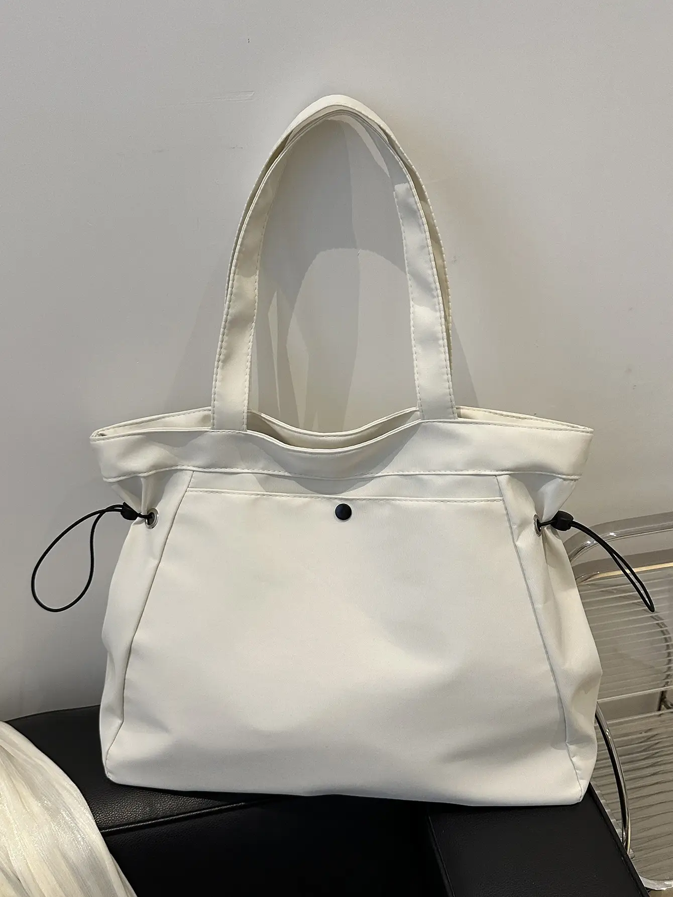 Women's Canvas Shoulder Bag Large Capacity Summer Tote - Image 5