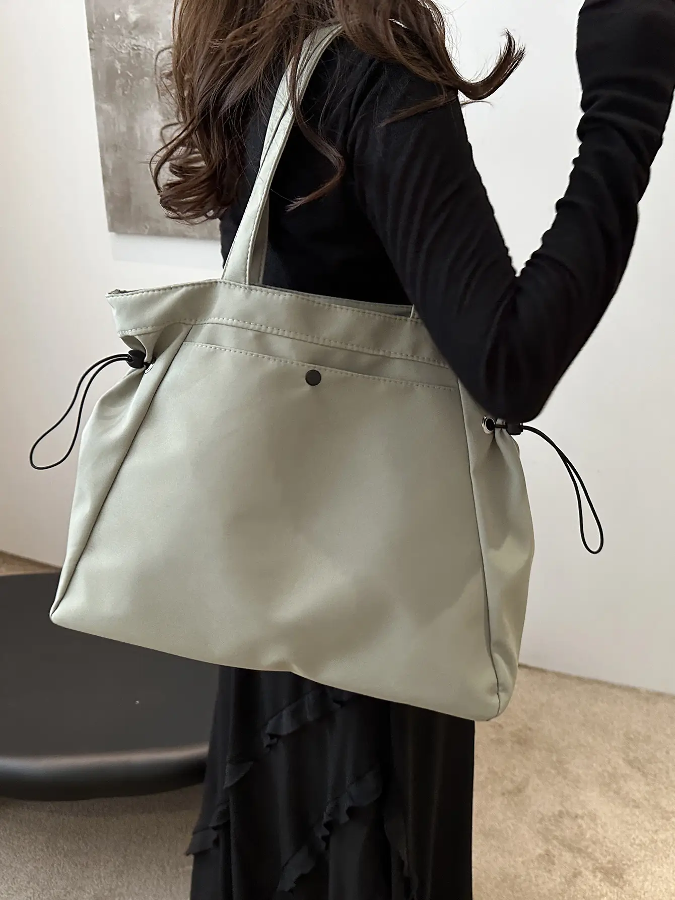 Women's Canvas Shoulder Bag Large Capacity Summer Tote - Image 7