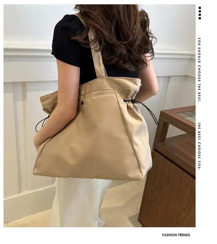 Women's Canvas Shoulder Bag Large Capacity Summer Tote — feature 1