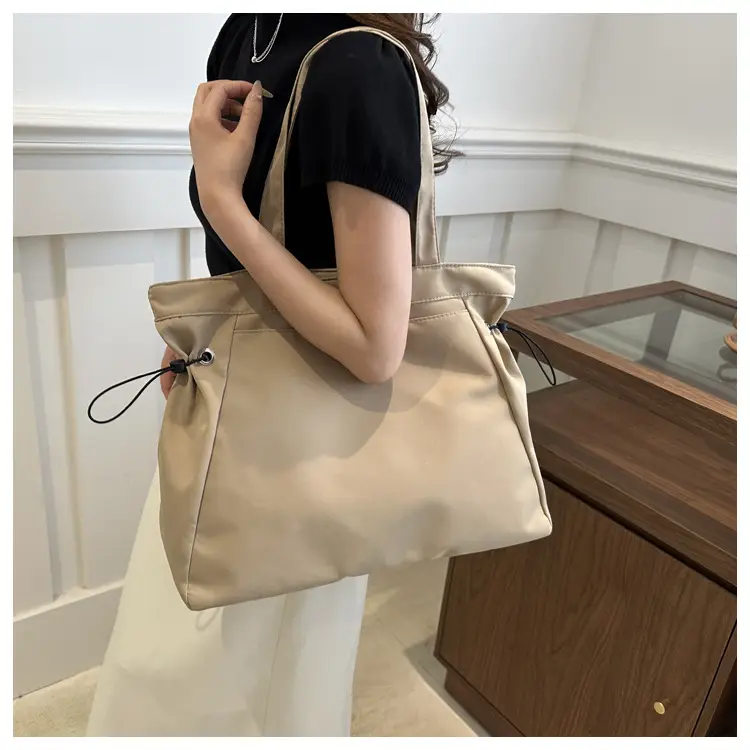 Women's Canvas Shoulder Bag Large Capacity Summer Tote — feature 14