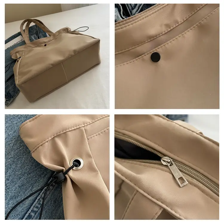 Women's Canvas Shoulder Bag Large Capacity Summer Tote — feature 19