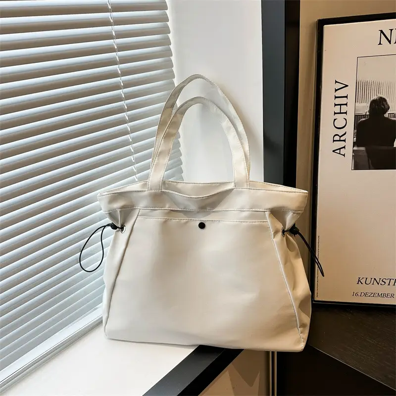 Women's Canvas Shoulder Bag Large Capacity Summer Tote - Image 2
