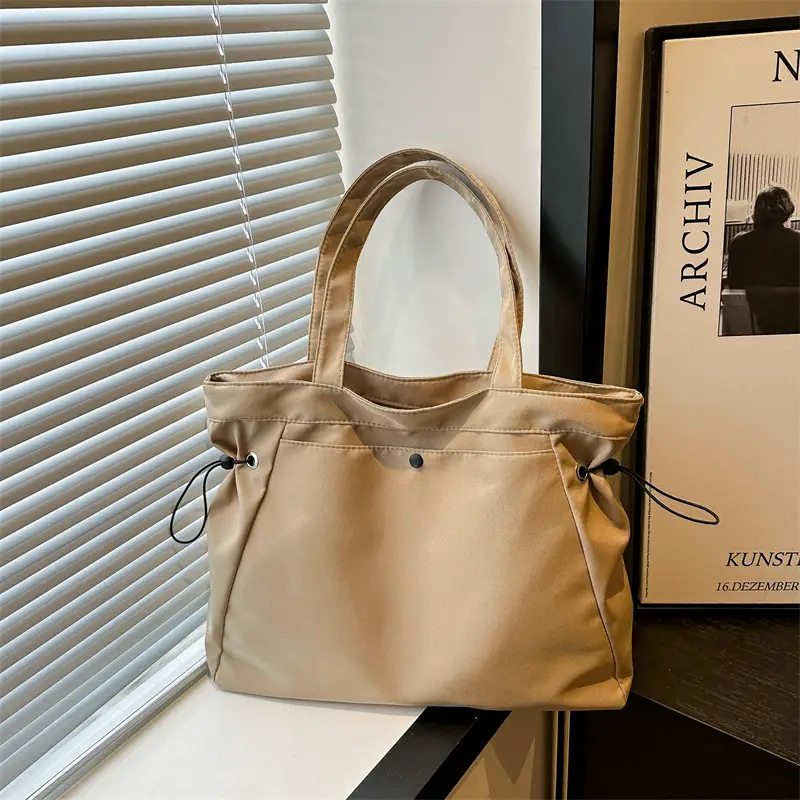 Women's Canvas Shoulder Bag Large Capacity Summer Tote - Image 4