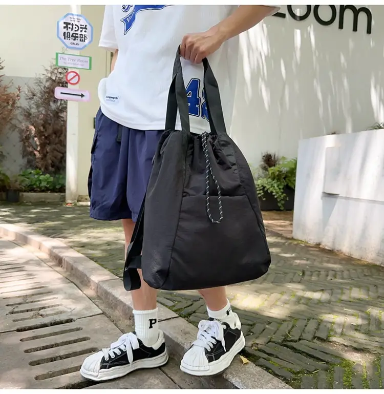 Korean Style Large Capacity Nylon Shoulder Bag — feature 14