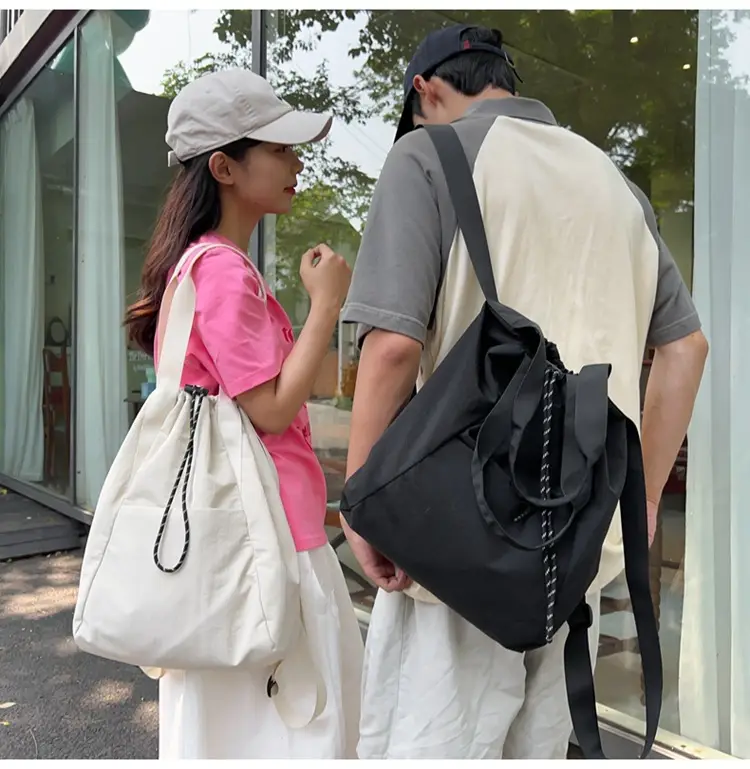 Korean Style Large Capacity Nylon Shoulder Bag — feature 17