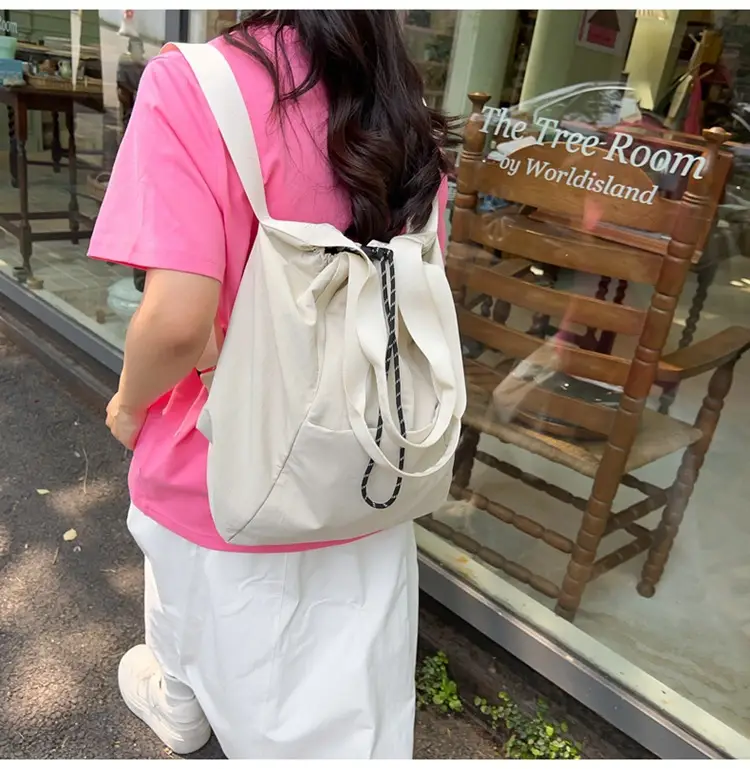 Korean Style Large Capacity Nylon Shoulder Bag — feature 20