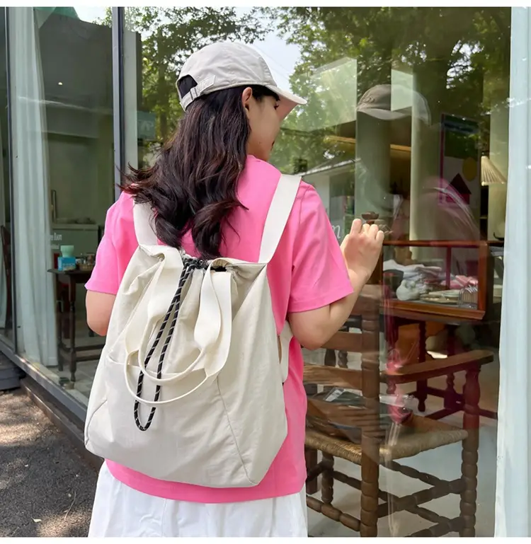 Korean Style Large Capacity Nylon Shoulder Bag — feature 21