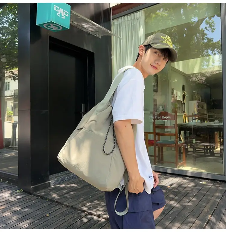 Korean Style Large Capacity Nylon Shoulder Bag — feature 29