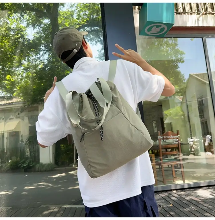 Korean Style Large Capacity Nylon Shoulder Bag — feature 31
