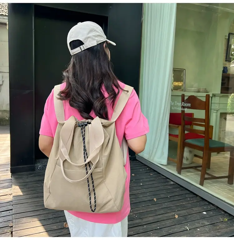 Korean Style Large Capacity Nylon Shoulder Bag — feature 34