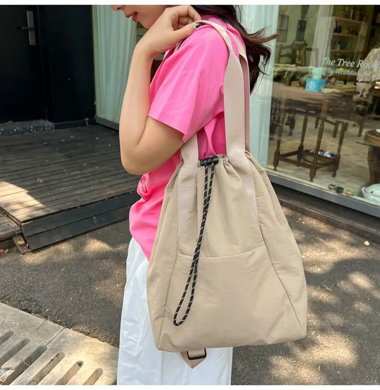 Korean Style Large Capacity Nylon Shoulder Bag — feature 37