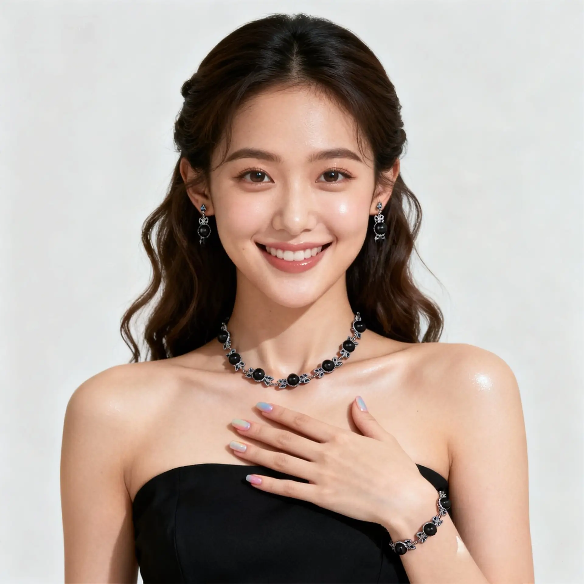 Luxury Pearl Necklace Set for Women with Clavicle & Bracelet — feature 10