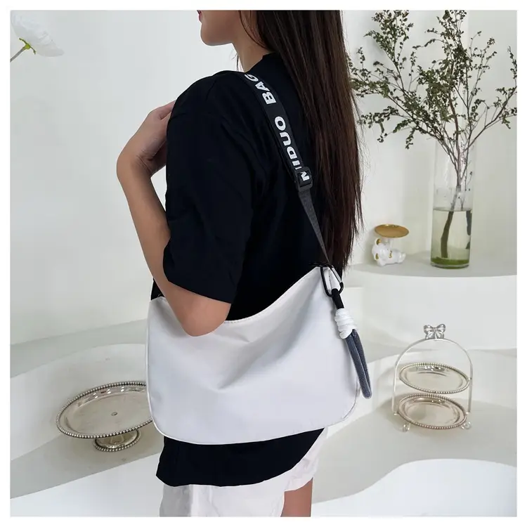 Black Underarm Bag for Women with Crossbody Strap — feature 14