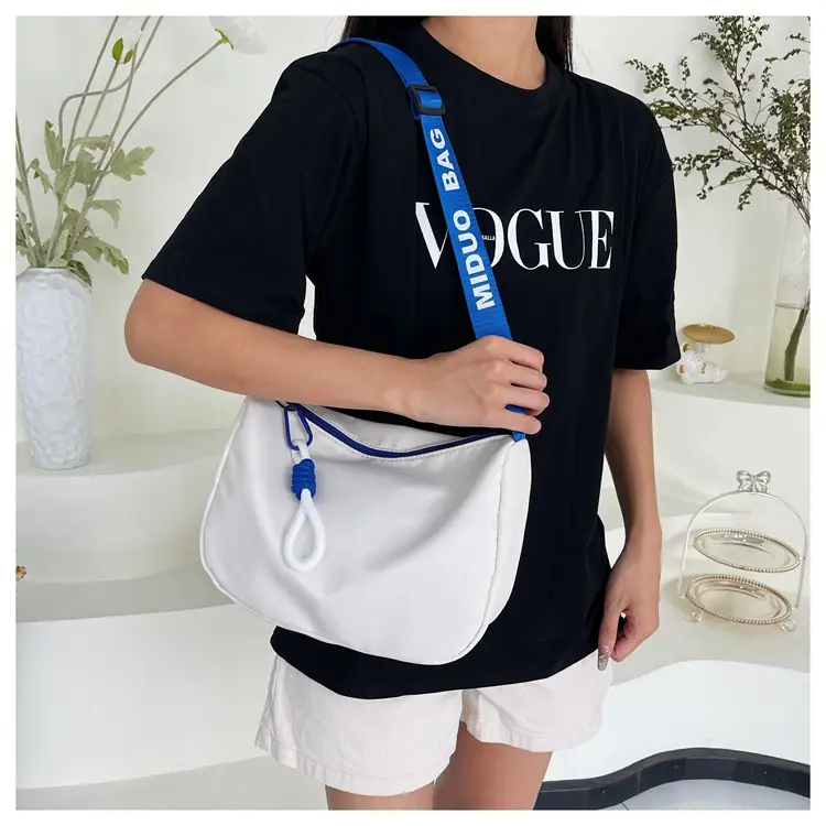 Black Underarm Bag for Women with Crossbody Strap — feature 23