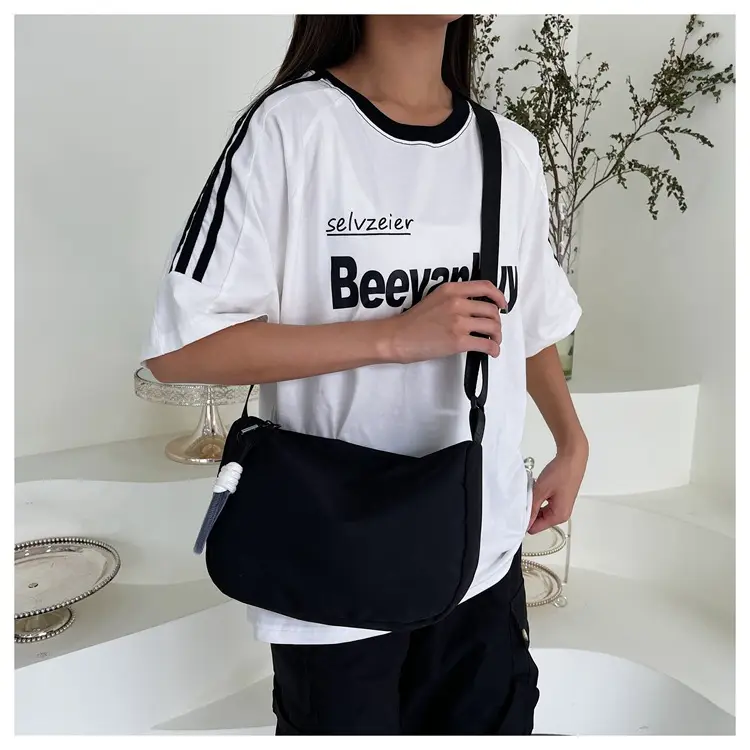 Black Underarm Bag for Women with Crossbody Strap — feature 25