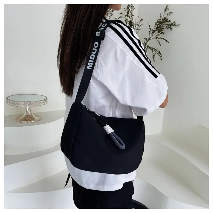 Black Underarm Bag for Women with Crossbody Strap — feature 29