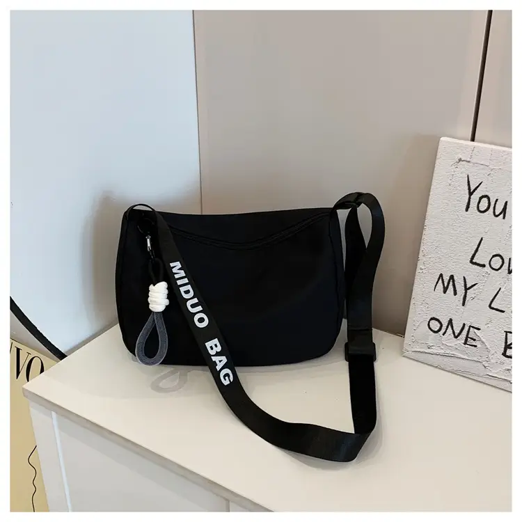 Black Underarm Bag for Women with Crossbody Strap — feature 39