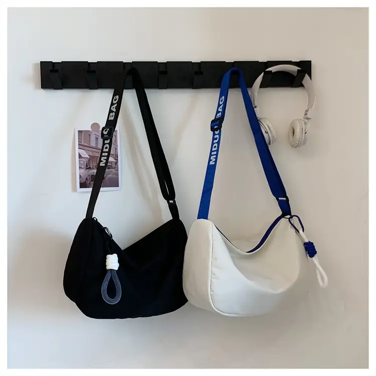 Black Underarm Bag for Women with Crossbody Strap — feature 47