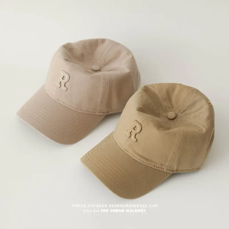 Stubble R Cap Set of 3 Pure Cotton Light Blue - Image 16