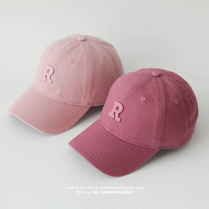 Stubble R Cap Set of 3 Pure Cotton Light Blue — feature 12