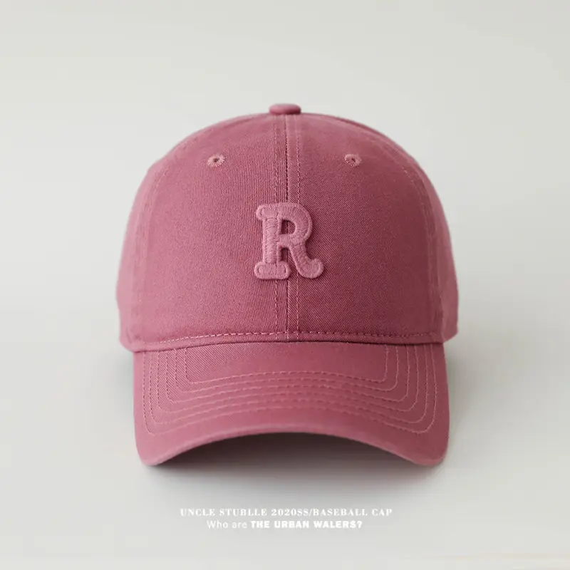Stubble R Cap Set of 3 Pure Cotton Light Blue — feature 13