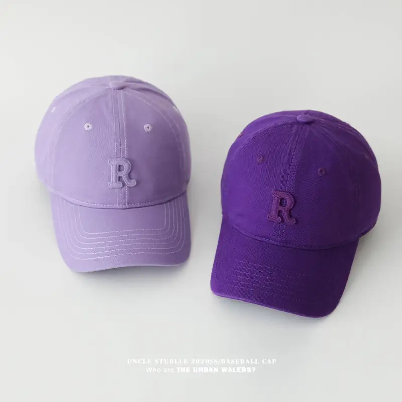 Stubble R Cap Set of 3 Pure Cotton Light Blue — feature 15