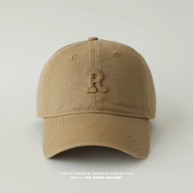 Stubble R Cap Set of 3 Pure Cotton Light Blue — feature 8
