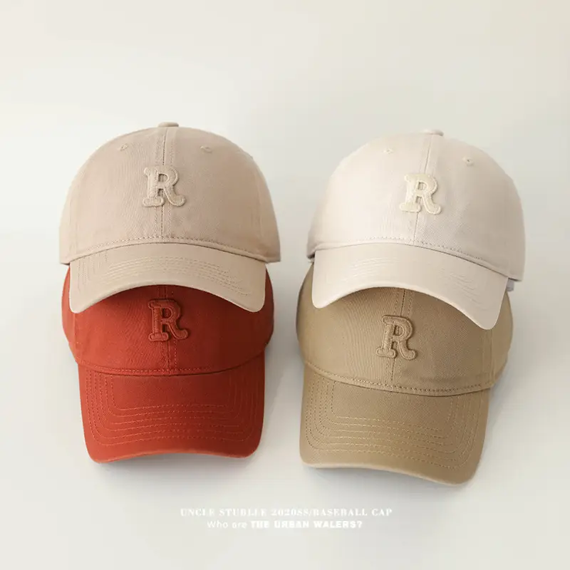 Stubble R Cap Set of 3 Pure Cotton Light Blue — feature 9