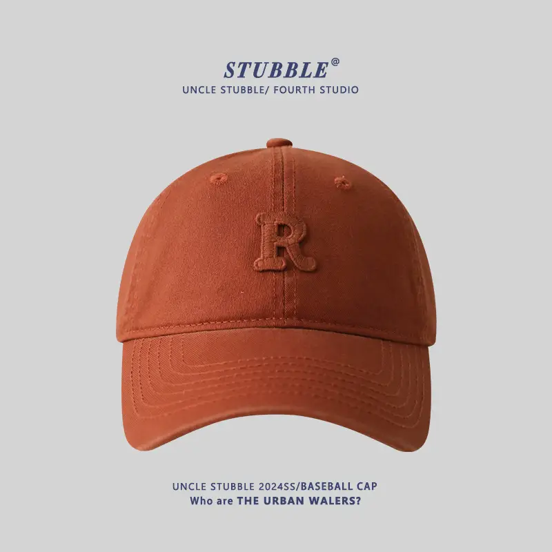 Stubble R Cap Set of 3 Pure Cotton Light Blue - Image 6