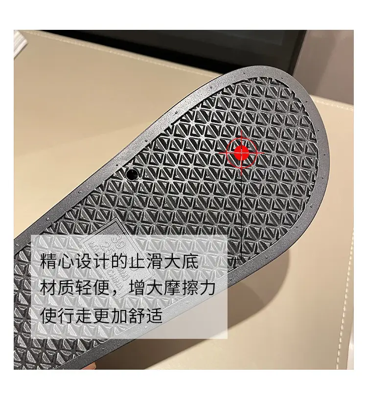 2024 New Internet Celebrant Thick Bottom Outer Wear Korean Style Fashionable Couple Slippers Women's Home Bathroom Beach Slippers Men's — feature 25