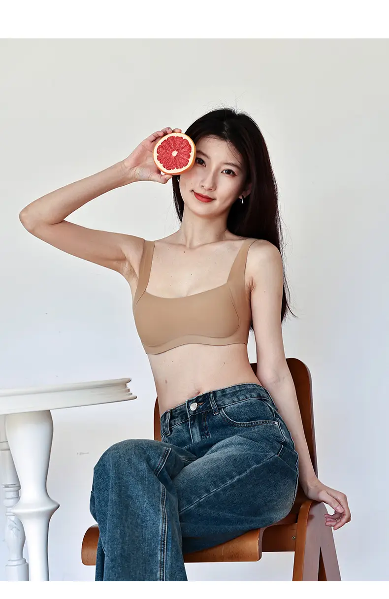 Traceless Non-Steel Ring Invisible Bra Small — feature 25