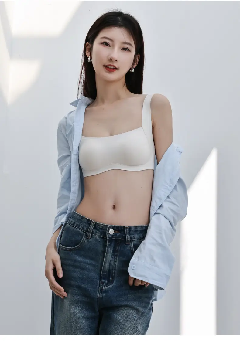 Traceless Non-Steel Ring Invisible Bra Small — feature 29