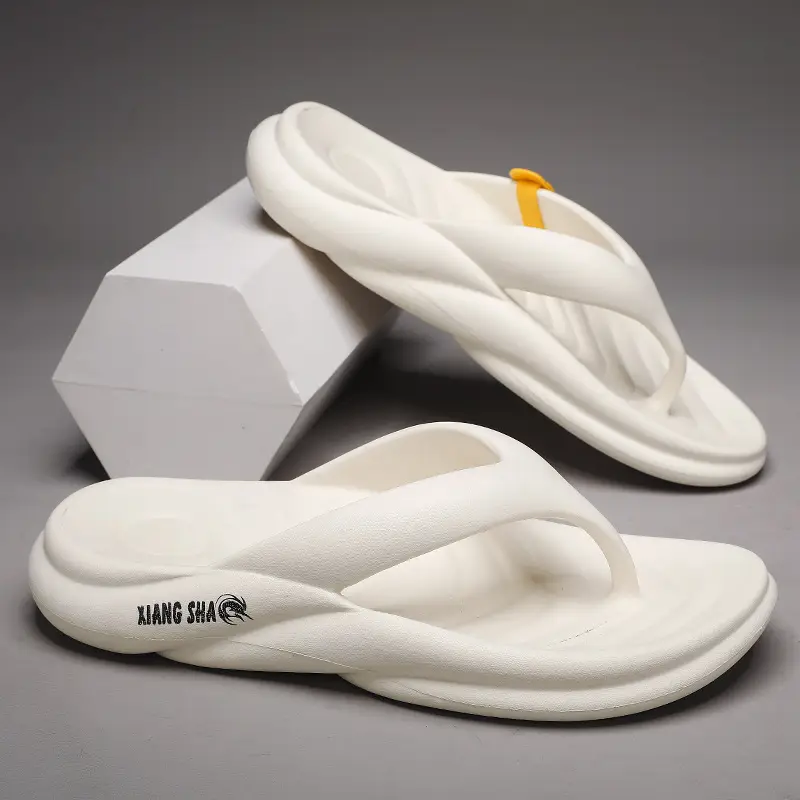 Flip-flops Men's Summer High-end Outer Wear Thick-soled Non-slip Anti-odor Soft Sole Slippers Flip-flops Vietnamese Beach Sandals - Image 7