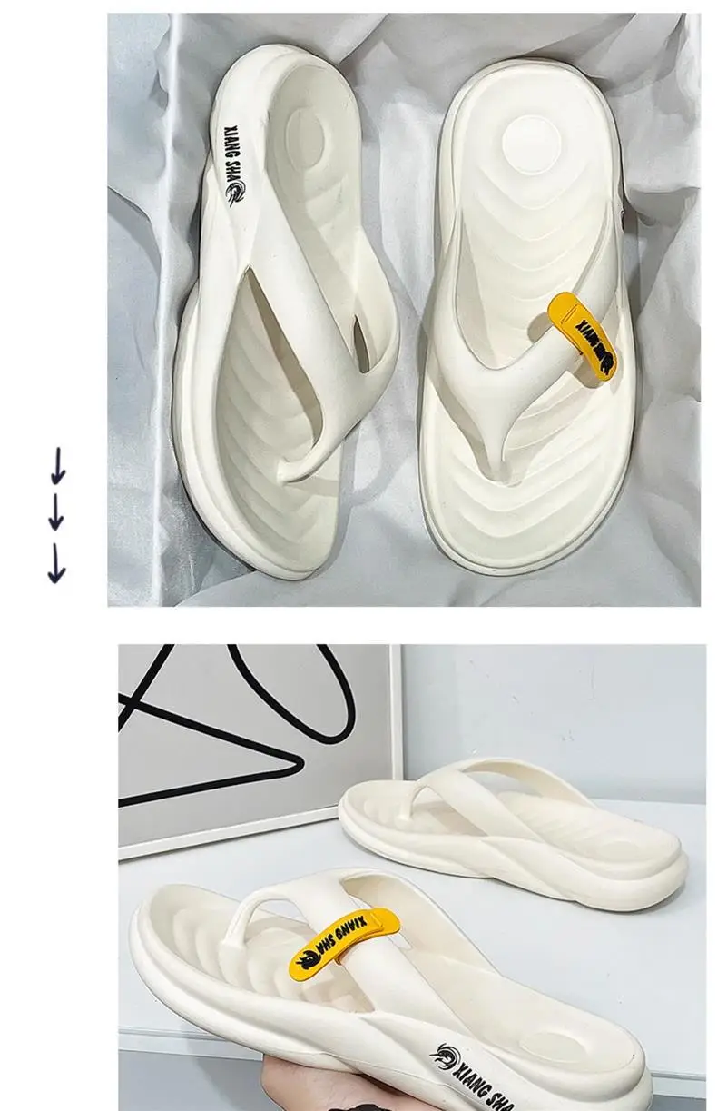 Flip-flops Men's Summer High-end Outer Wear Thick-soled Non-slip Anti-odor Soft Sole Slippers Flip-flops Vietnamese Beach Sandals — feature 8