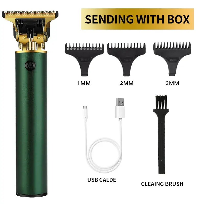 Professional T9 Hair Clipper with 4 Blades & USB Charge - Image 7