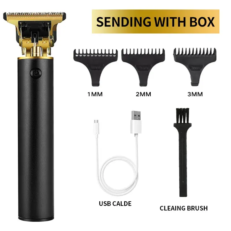 Professional T9 Hair Clipper with 4 Blades & USB Charge - Image 3
