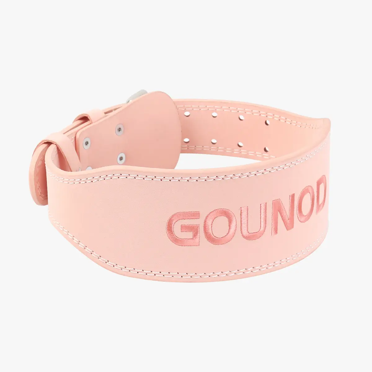Pink PU Leather Weightlifting Fitness Belt for Men Women — feature 9