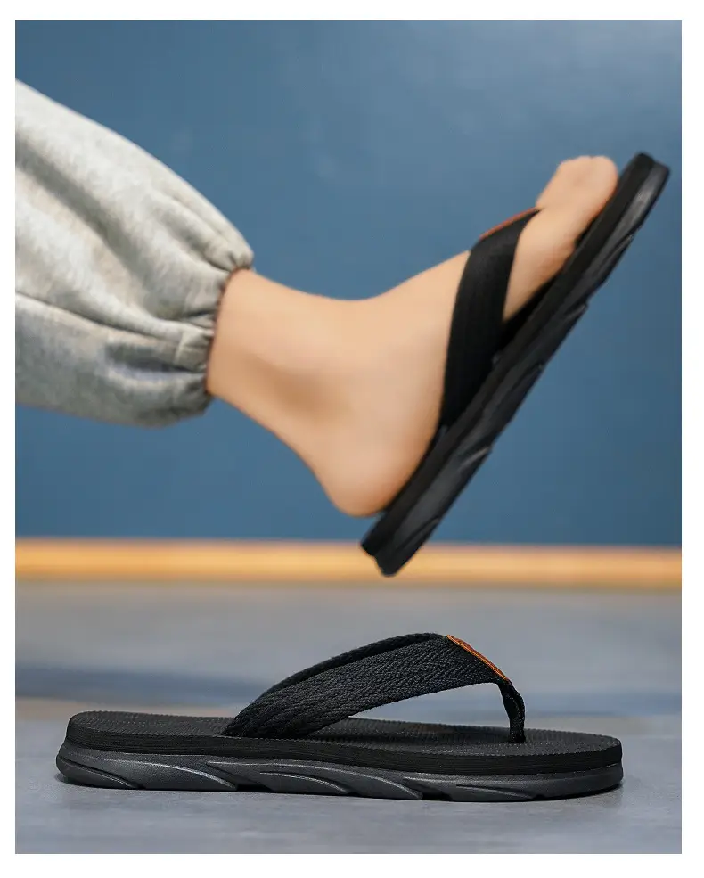 Men's 2025 Summer Flip-Flops Non-Slip Solid Color â feature 15