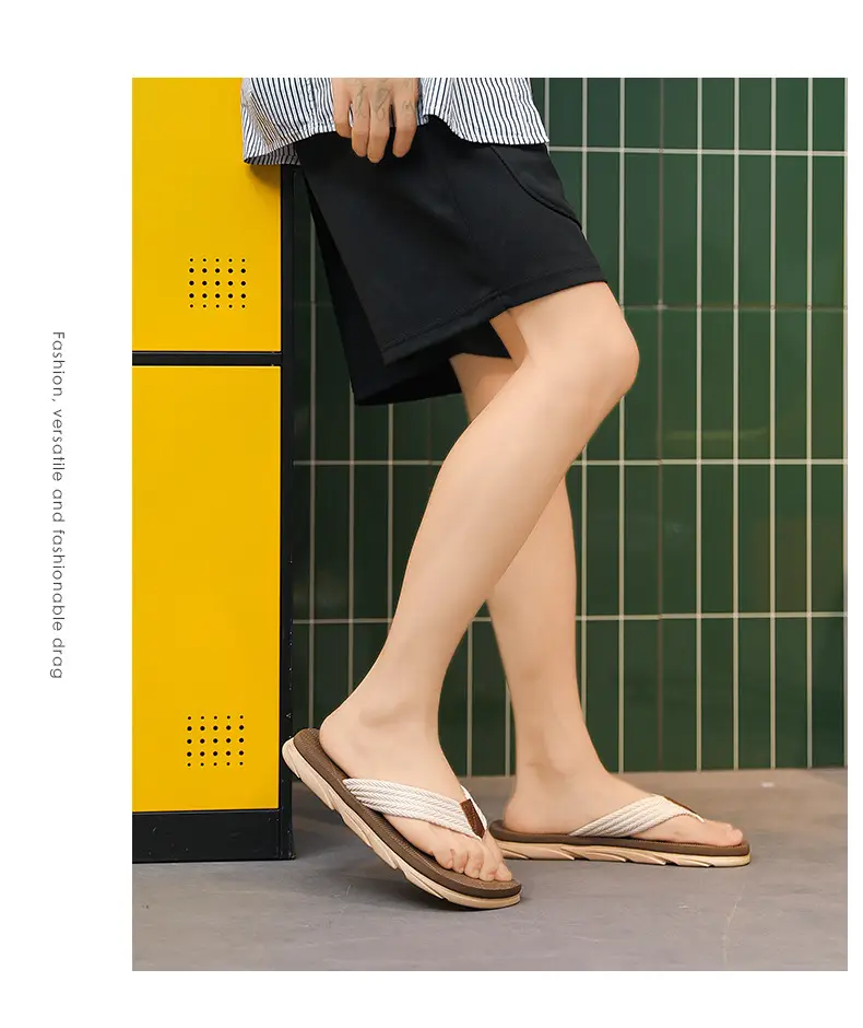 Men's 2025 Summer Flip-Flops Non-Slip Solid Color â feature 18