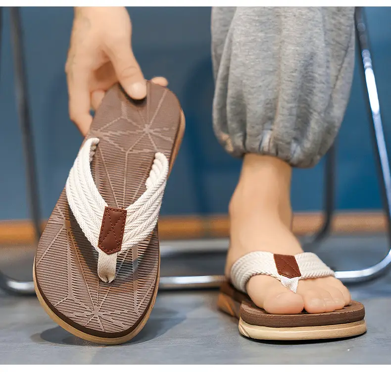 Men's 2025 Summer Flip-Flops Non-Slip Solid Color â feature 20