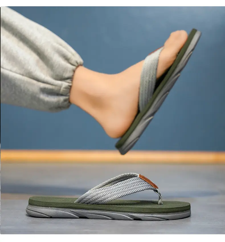 Men's 2025 Summer Flip-Flops Non-Slip Solid Color â feature 25