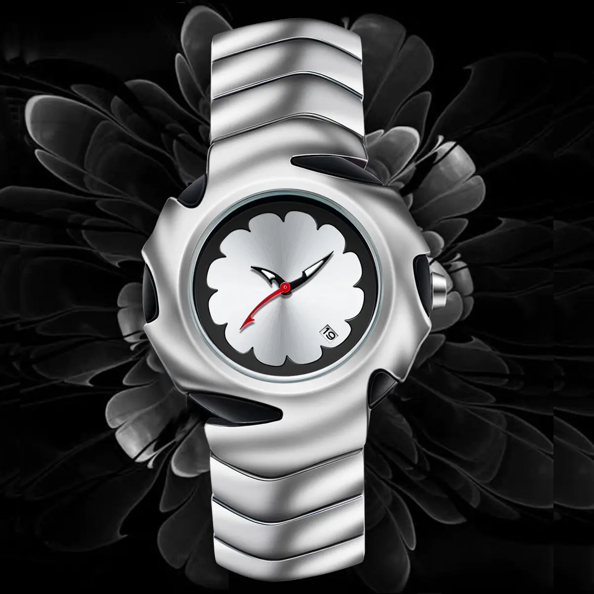 Special Shape Retro Watches for Men Silver Blue Dial — feature 9